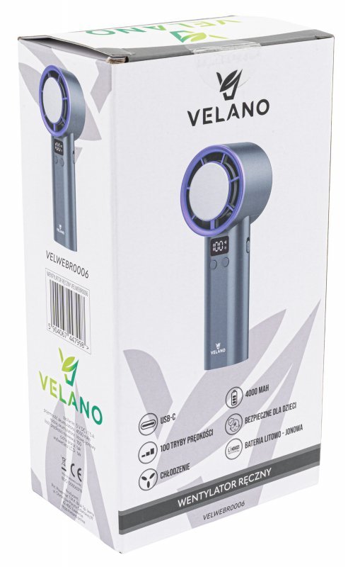 Wentylator ręczny Velano VELWEBR0006