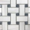 Marmur Glacier White & Black Storm