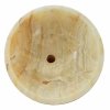 Umywalka z kamienia White Onyx poler, wys. 90cm misa 40x40