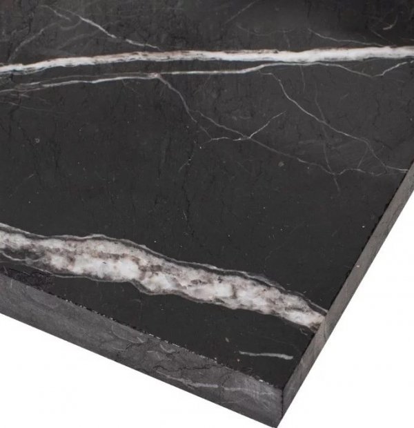 Płytki z marmuru Black Silk