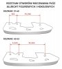 PŁOZA ŁYŻWY FIGUROWEJ r.M 37-40 mod.253B