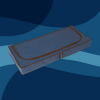 BLUE niebieski organizer do szafy na suwak 120x50x15cm