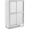 Szafa gastronomiczna magazynowa ze stali nierdzewnej drzwi suwane 200 kg 120 x 50 x 180 cm