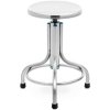 Taboret stołek laboratoryjny warsztatowy ze stali nierdzewnej 45-60 cm do 150 kg