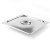 Pokrywka stalowa do GN Kitchen Line z wycięciem na chochlę GN 2/3 - Hendi 806920