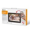 Ramka cyfrowa 15.6'' 8GB microSD WiFi głośnik MP4 AVI Frameo PFF-1514B - czarna