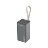 Powerbank K65+ 65W 30000mAh 2x USB-C 1x USB-A 65W - czarny