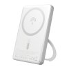 Powerbank z MagSafe i podstawką 20W PD 5000mAh - srebrny