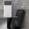 Powerbank 30000mAh z wbudowanymi kablami PD 22.5W - czarny