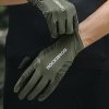 Rękawiczki rowerowe amortyzujące pełne rozmiar XXL - czarne