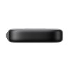 Powerbank 10000mAh z wbudowanym kablem 22.5 iPhone Lightning USB-C 0.25 cm - czarny