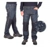 Spodnie robocze jeans męskie z wzmocnieniami -100% bawełna-FIRI : Rozmiar - W40-L36