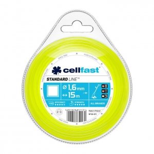 ŻYŁKA DO WYKASZARKI KWADRAT 1.6 MM 15M