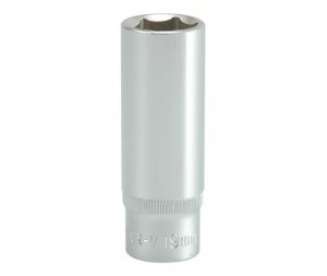 NASADKA DŁUGA 6-KĄTNA CHROMOWANA 1/2'' 19MM