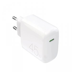 Ładowarka sieciowa kompaktowa USB-C 45W - biała