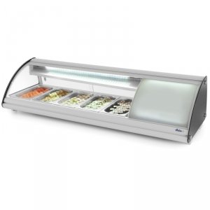 Witryna chłodnicza ekspozycyjna do sushi 5x GN 1/3 ARKTIC Hendi 233757