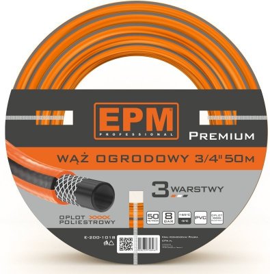 WĄŻ ZBROJONY DO URZĄDZEŃ ZRASZAJĄCYCH 3/4  50MB PREMIUM