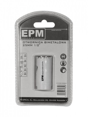 OTWORNICA BI-METALOWA 25MM UCHWYT 1/2&#039;&#039;
