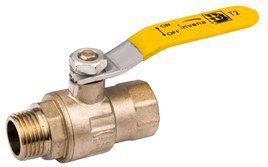 KUREK KULOWY GAZOWY 1/2&#039;&#039; Z GWINTEM W/Z