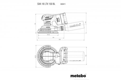 SZLIFIERKA AKUMULATOROWA MIMOŚRODOWA SXA 18 LTX 150 BL 0*AH