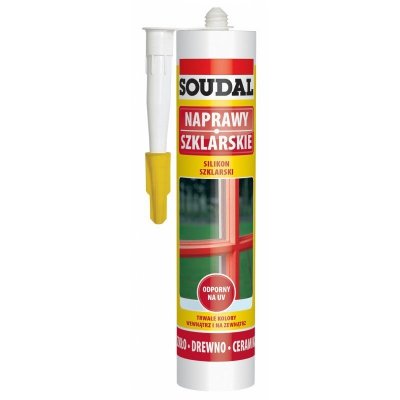 SILIKON SZKLARSKI SOUDAL BIAŁY 280ML