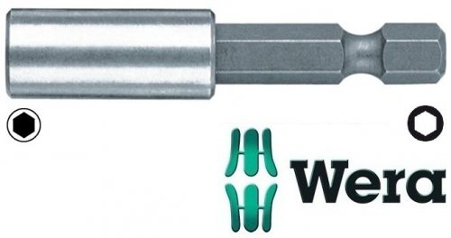 UCHWYT MAGNETYCZNY ZE STALI NIERDZEWNEJ DO BITÓW 1/4&#039;&#039; 50MM