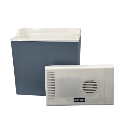 Lodówka samochodowa elektryczna 24L KAMAI ICEGO, zasilanie 12-230V, niebieska