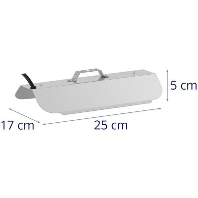 Lampa do wzrostu uprawy roślin pełne spektrum 25 x 17 cm 136 LED 100 W srebrna