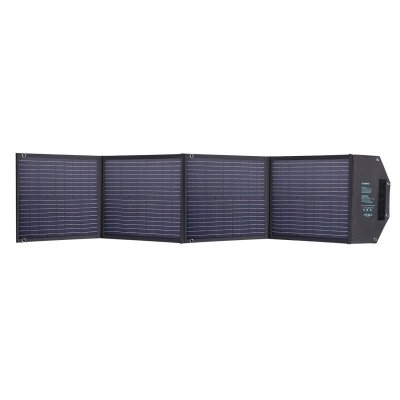 Ładowarka solarna słoneczna 100W składana USB-C 2xUSB PD QC czarna