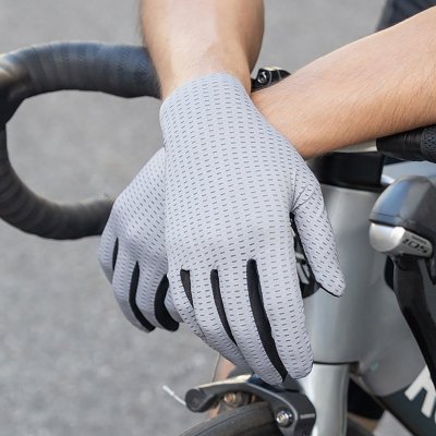 Rękawiczki rowerowe oddychające pełne rozmiar S - zielone