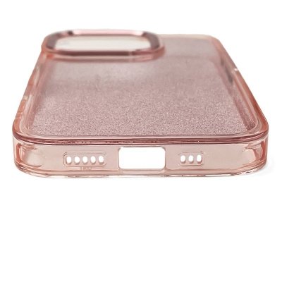 Etui ochronne na Samsung Galaxy S24 FE Glitter Case - różowe z brokatem