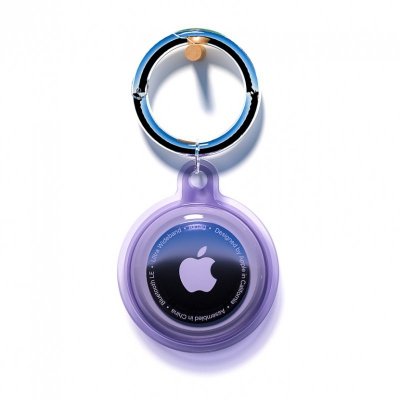 Etui wodoodporne na lokalizator Apple AirTag - fioletowe