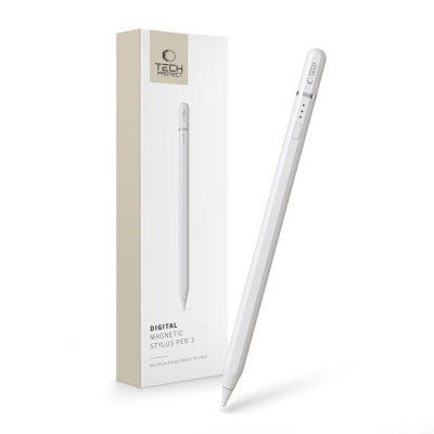 Rysik magnetyczny do tabletu iPad Digital Magnetic Stylus Pen 3 - biały