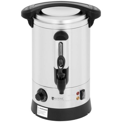 Warnik podgrzewacz do wody grzańca podwójne ścianki stalowy 6.5L 1500 W