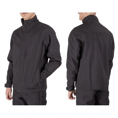 Kurtka softshell męska robocza wodoodporna -czarna-ocieplana polarem-FIRI : Rozmiar - M