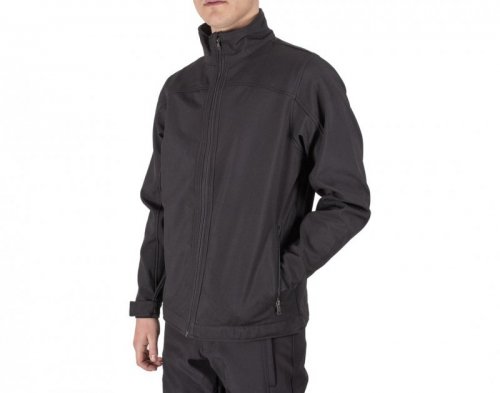 Kurtka softshell męska robocza wodoodporna -czarna-ocieplana polarem-FIRI : Rozmiar - L