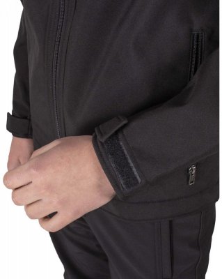 Kurtka softshell męska robocza wodoodporna -czarna-ocieplana polarem-FIRI : Rozmiar - L