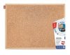 TABLICA KORKOWA 30X40CM MEMOBE MTC040030.00.01.10 RAMA DREWNIANA
