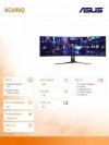 ASUS MONITOR 49 XG49VQ VA 32:9 (3840 X 1080) ROG STRIX 144HZ 4MS 1200NIT 125% SRGB HDR400 HDMI DP USB B 2XUSB3.0 GŁOŚNIK