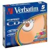 PŁYTA CD-RW 700MB 12X VERBATIM DATALIFE PLUS 43167 SLIM 5 SZT.