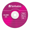 PŁYTA CD-RW 700MB 12X VERBATIM DATALIFE PLUS 43167 SLIM 5 SZT.