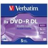 PŁYTA DVD+R 8,5GB 8X VERBATIM DATALIFE PLUS 43541 JEWEL 5 SZT.
