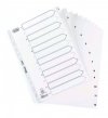 PRZEKŁADKI 1-12 A4 OXFORD 100204771 BIAŁE PP 120MIC
