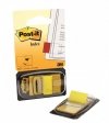 ZAKŁADKI INDEKSUJĄCE FOLIOWE 25,4X43,2MM 3M POST-IT® 680-5 ŻÓŁTE 50SZT