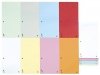 PRZEKŁADKI 1/3 A4 DONAU SZARE KARTON 190G/M² 100SZT