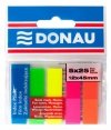 ZAKŁADKI INDEKSUJĄCE FOLIOWE 12X45MM DONAU MIX KOLORÓW 5X25 SZT