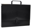 TECZKA Z RĄCZKĄ A4 OFFICE PRODUCTS CZARNA TEKTURA POWLEKANA PP 50MM