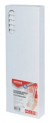 GRZBIET PLASTIKOWY 6MM (25 KARTEK) OFFICE PRODUCTS BIAŁY 100 SZT.