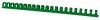 GRZBIET PLASTIKOWY 19MM (165 KARTEK) OFFICE PRODUCTS ZIELONY 100 SZT.