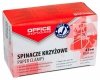 SPINACZE KRZYŻOWE 41MM OFFICE PRODUCTS SREBRNE 50SZT.